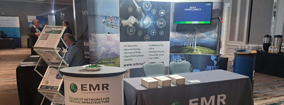 Picture of EMR exhibition stand at the Wind Energy Ireland Annual Conference 2026